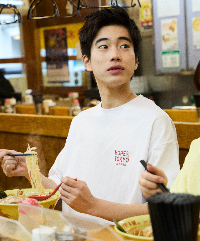Hope Ken Honpo x FREAK'S STORE Exclusive Big Silhouette Back Print Crew Neck T-Shirt [Limited Edition]