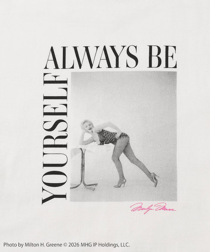 Marilyn Monroe Short Sleeve Monochrome Photo T-shirt