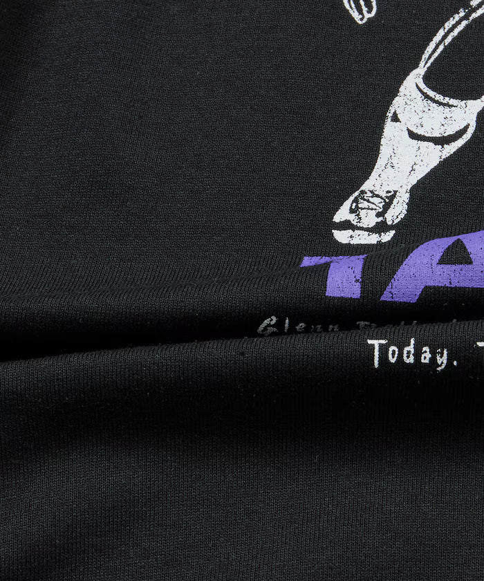 Limited Edition TACOBELL×FREAK'S STORE Exclusive Big Silhouette Back Print Crew Neck T-Shirt