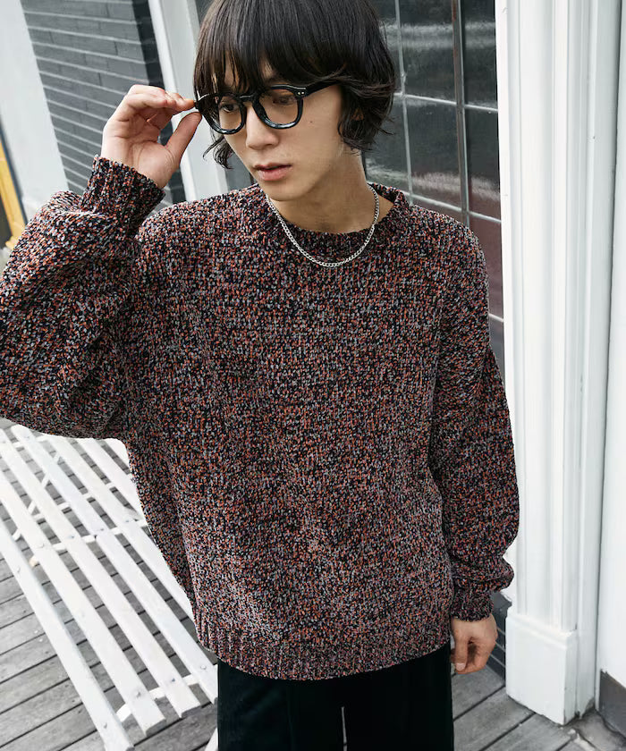 Mall Yarn Crew Neck Knit 【Limited Edition】
