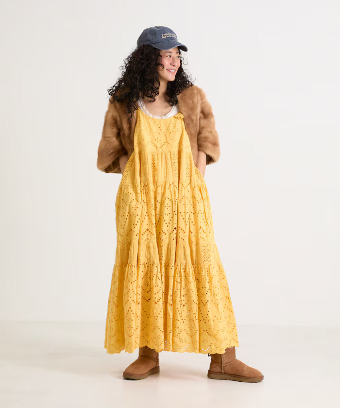 India Shifraretiard Shoulder Ribbon Camisole Dress