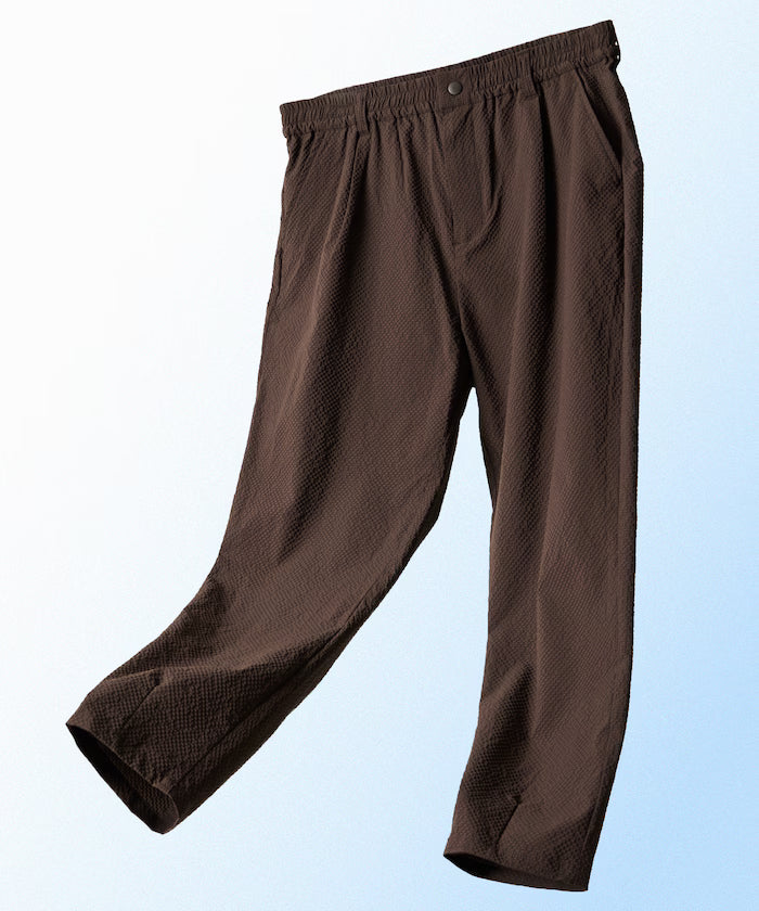 AiRide/Air Ride Slim Tapered Silhouette Sheer Seersucker Packable Easy Pants/Quick-Dry/UV Cut [Limited Edition]
