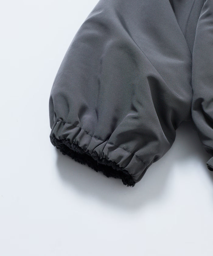 Relaxed Fit Nylon Fleece Reversible Stand Blouson [Limited Edition]
