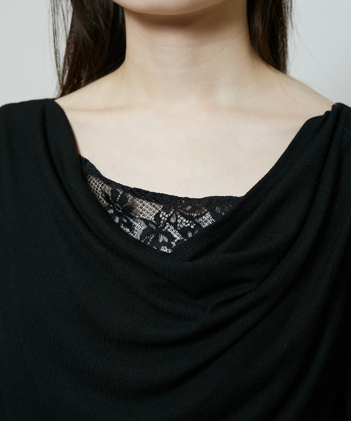 Race Layered Tereko Draped T-Shirt Limited Edition