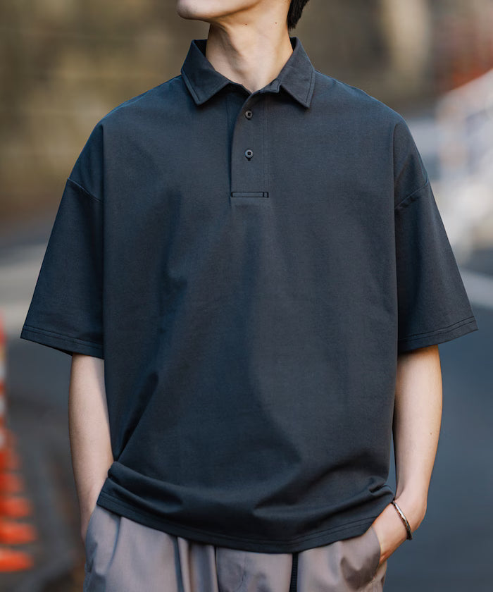 STORATECH/Stratech Big Silhouette Polo Shirt/Antibacterial/Odor Resistant/Sanitizing/UV Cut/Contact Cooling/Quick Drying 【Limited Release】