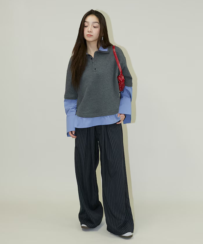 Shirt Layered Polo Top Limited Edition