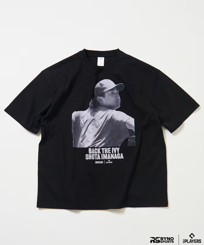 [Releasing March 5 at 12:00] MLB PLAYERS× RYNO SPORTS ×FREAK'S STORE Special Order [IMANAGA] CLOSE UP PHOTO TEE - Black