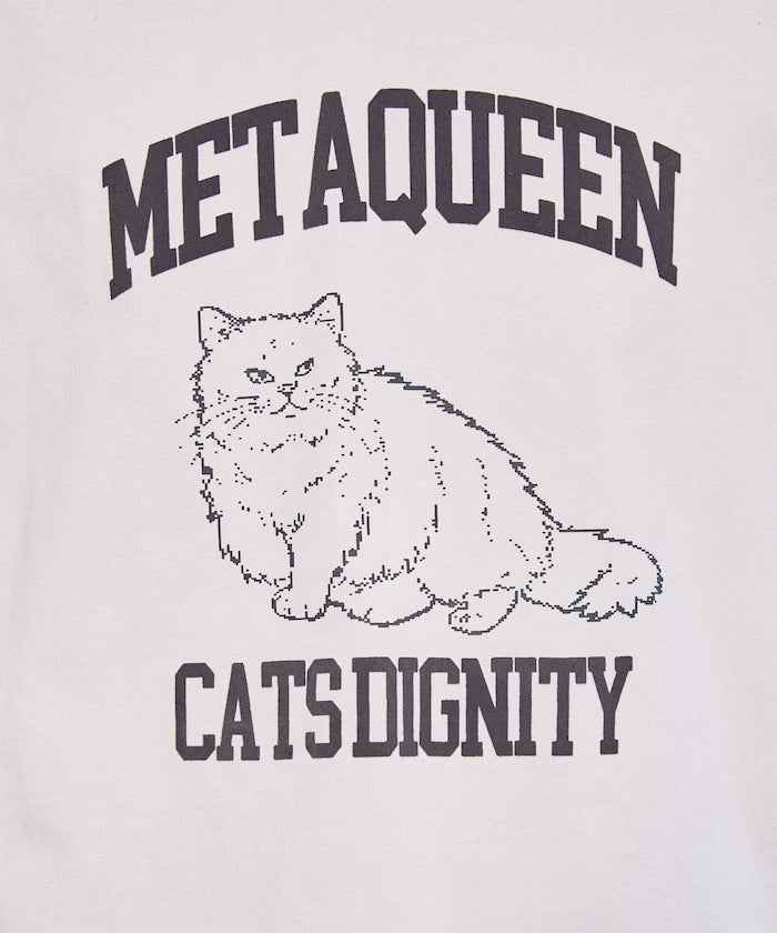 <Functional Material> METAQUEEN Cat Print T-Shirt Limited Edition