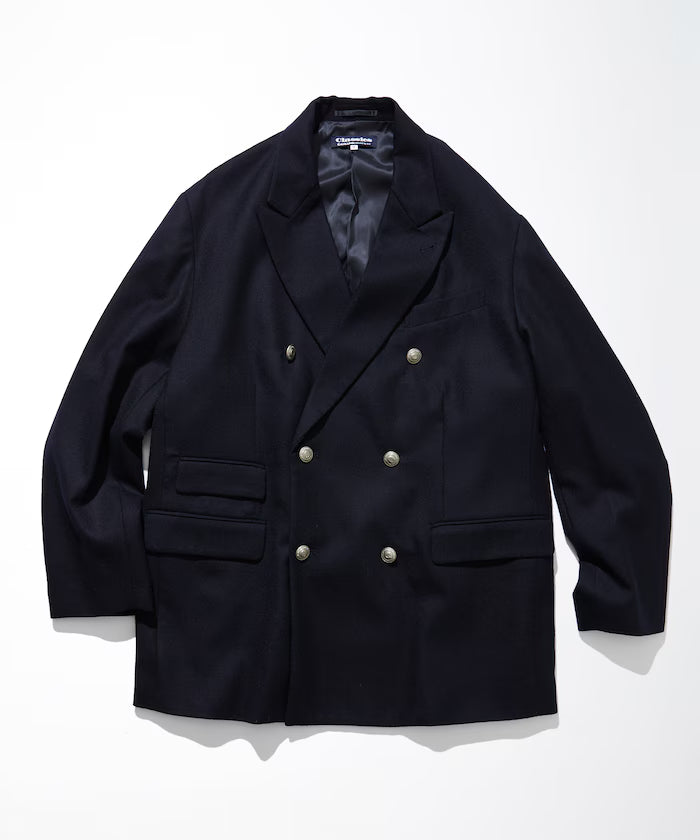Merino WooL Saxony Double Breasted Blazer 1.1