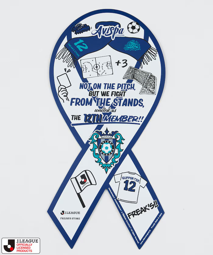 [Sales starting on May 15 at 12:00] J.LEAGUE × FREAK’S STORE Exclusive RIBBON MAGNET - Avispa Fukuoka