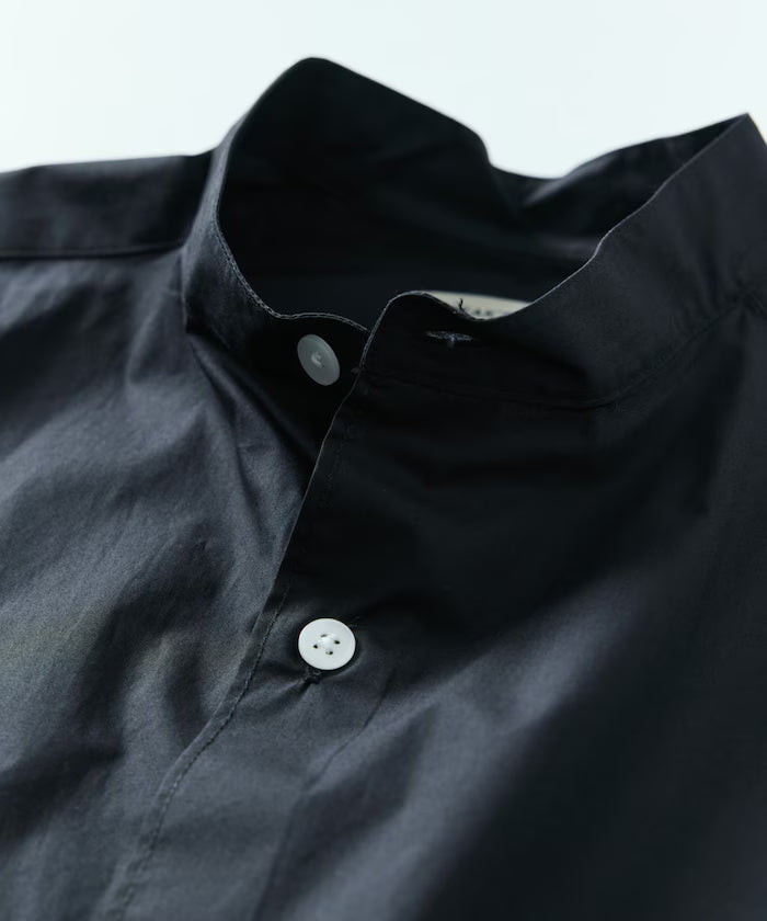 Relax Fit Relaxed Fit Band Collar Short Sleeve Shirt [Limited Edition]
