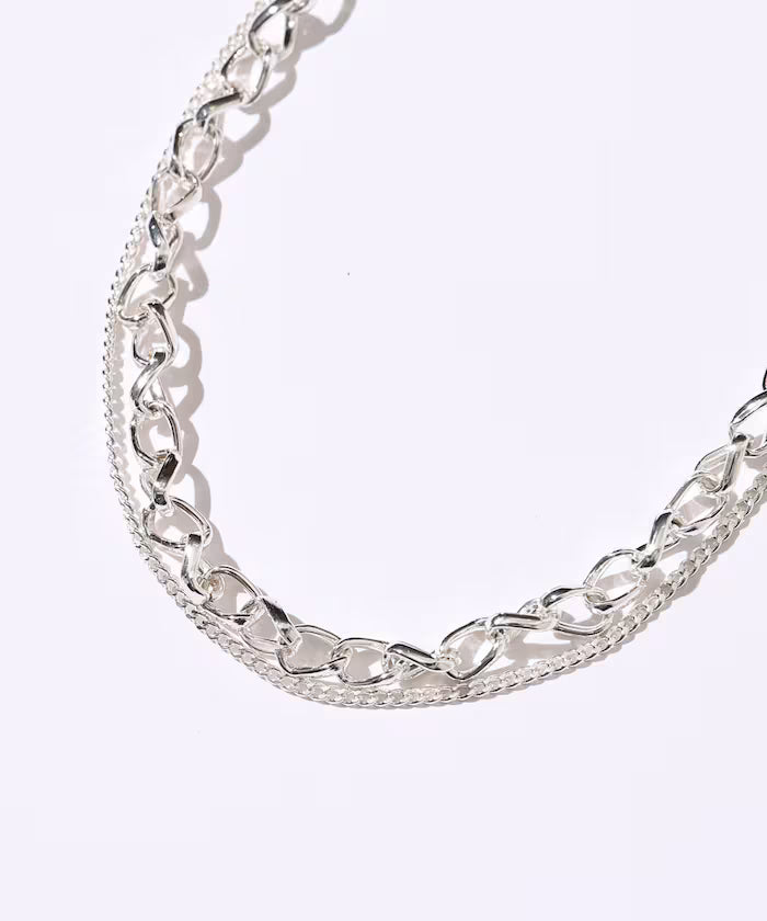 Double Chain Combination Necklace