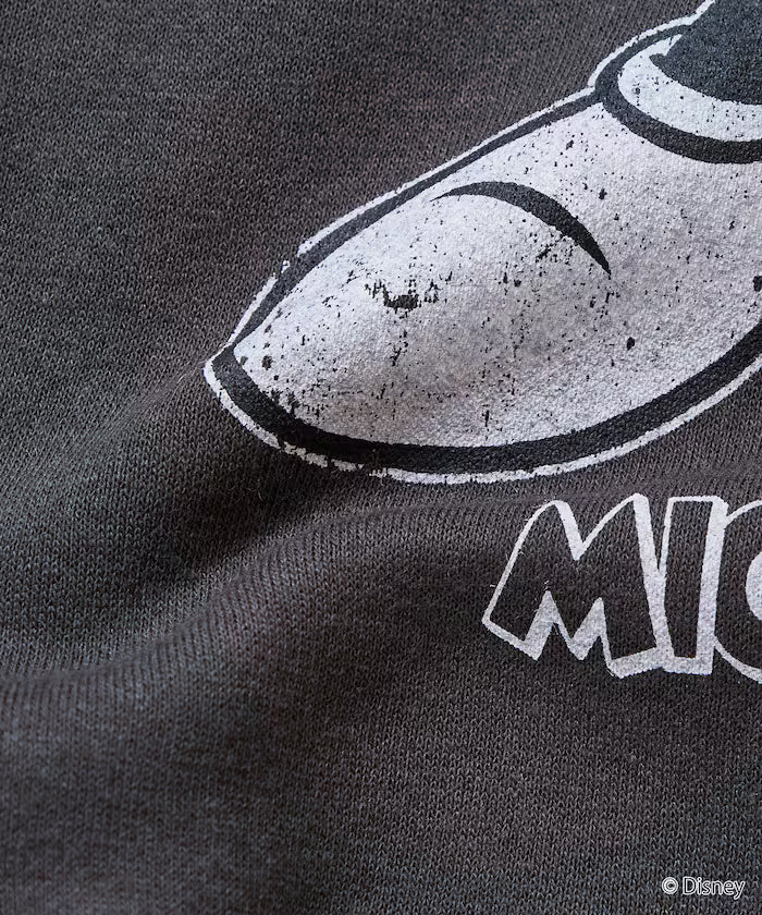 DISNEY/Mickey Mouse/Custom Crew Neck Printed Sweatshirt/Heart [Limited Edition]