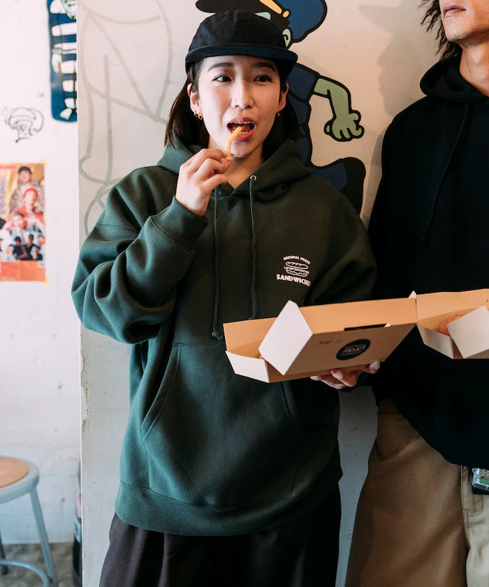 LANDER SANDWICHES×FREAK'S STORE/LANDER Limited Big Silhouette Back Print Sweat Hoodie 【Limited Release】