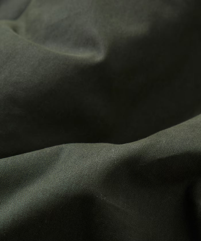 Corduroy panel cotton nylon blouson