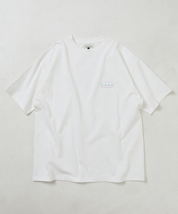 Limited Edition Purple Gold Hotel x FREAK'S STORE Exclusive Back Print Crew Neck T-Shirt