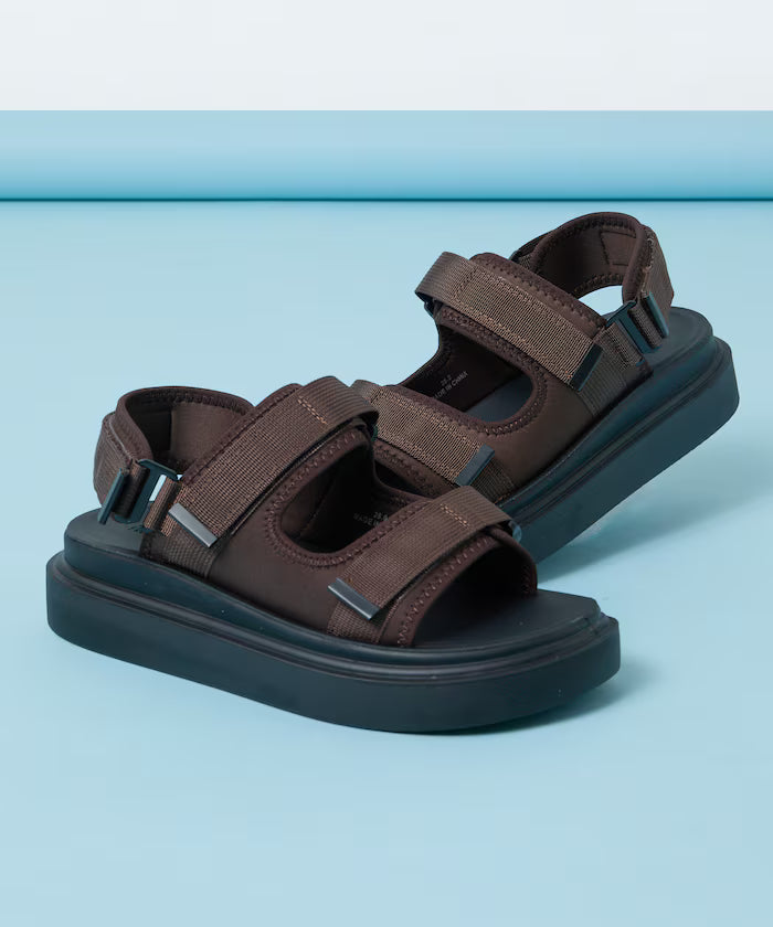 Limited release 2way volume sole double trap sports sandals platform sole