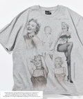 Marilyn Monroe Collective Art T-Shirt - Gray