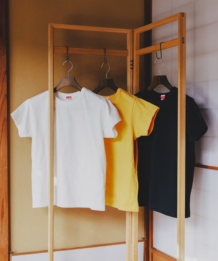 Hard Wash Process T-Shirt - Yellow