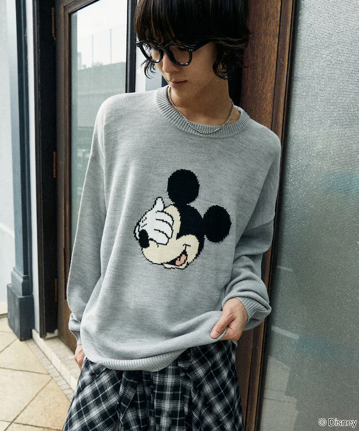 Custom Mickey Mouse Face Knit