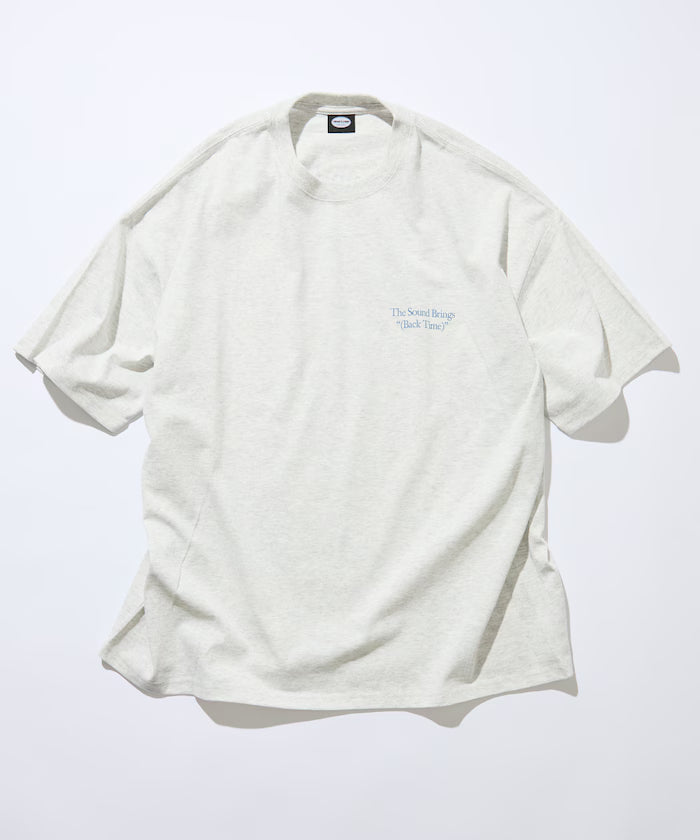 Big Silhouette Back Print Crew Neck T-Shirt / The Sound Brings 【Limited Edition】