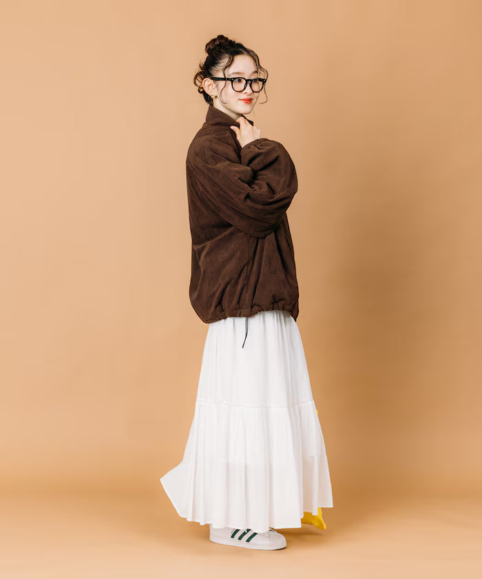 Relaxed Fit Corduroy Mid Padding Stand Blouson [Limited Edition]