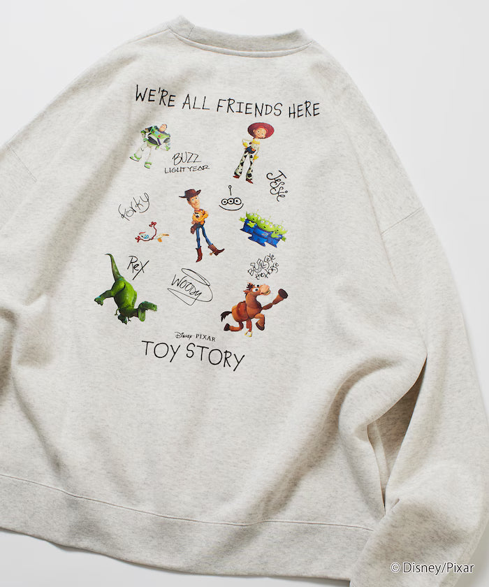 TOY STORY / Toy Story / Exclusive Back Print Crew Neck Sweat / RANDOM [Limited Edition]