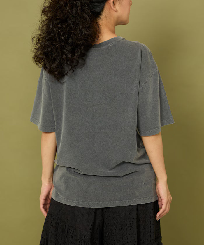 Flocky Print Big T-shirt