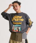 Original Photo Print Long Sleeve T-shirt - Black