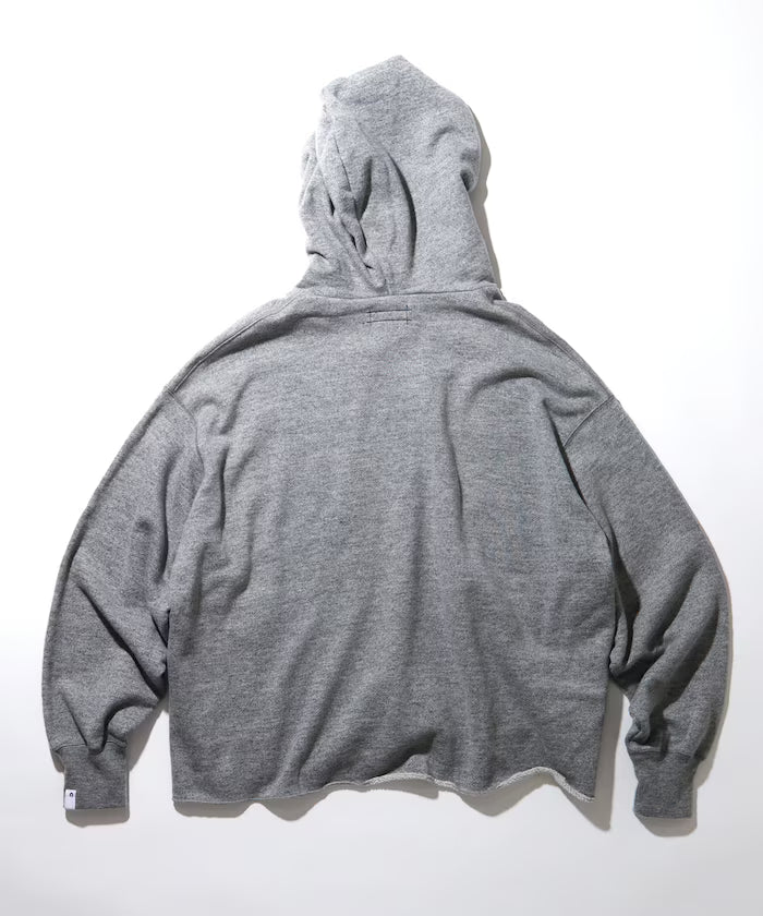 Wool Cotton Loop Back Sweat Hoodie