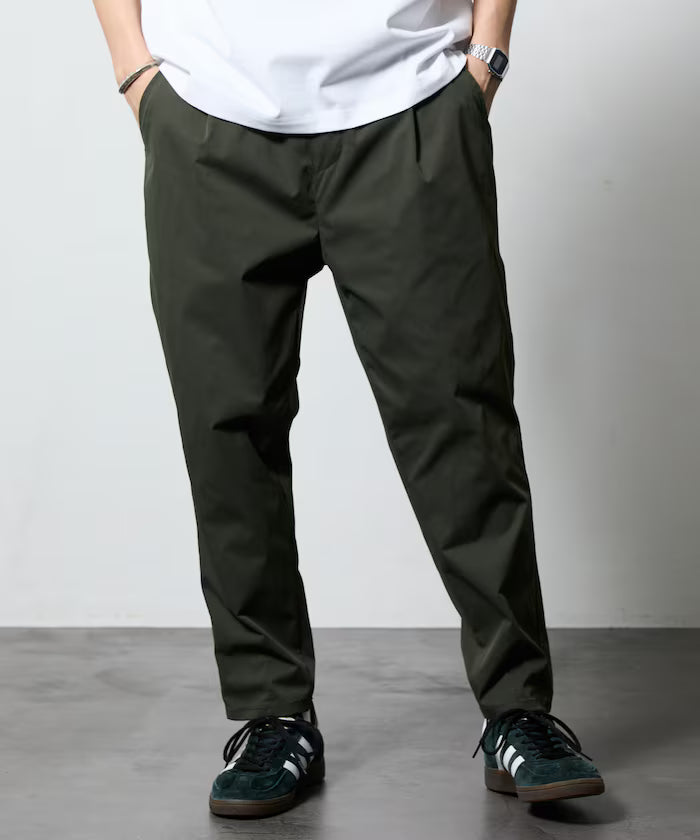 Slim Tapered Silhouette Poly Chino Easy Pants 【Limited Edition】