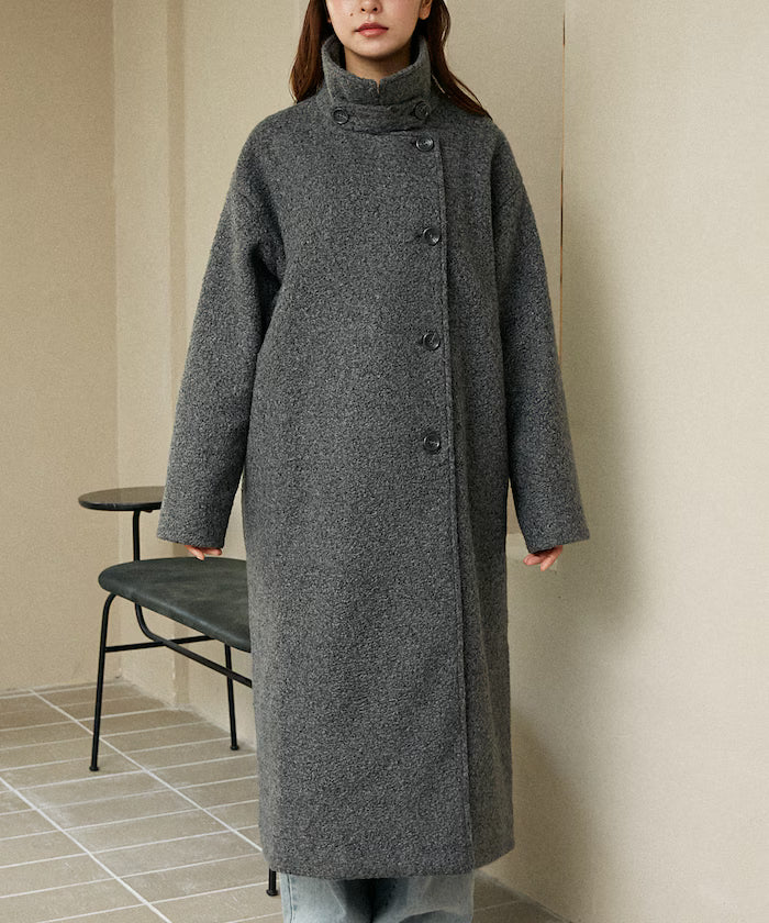 Multicolor Shaggy Long Coat Limited Edition