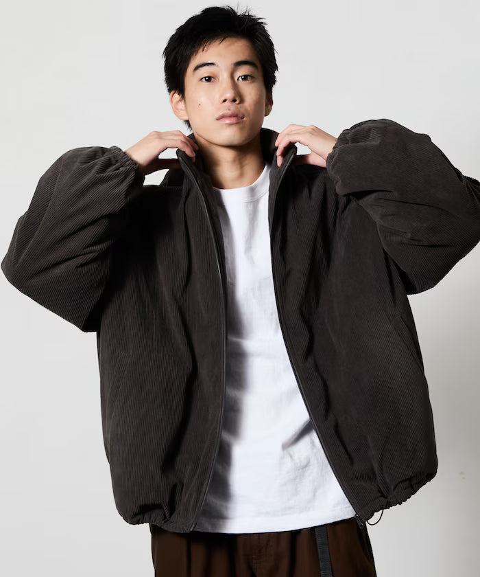 Relaxed Fit Corduroy Mid Padding Stand Blouson [Limited Edition]