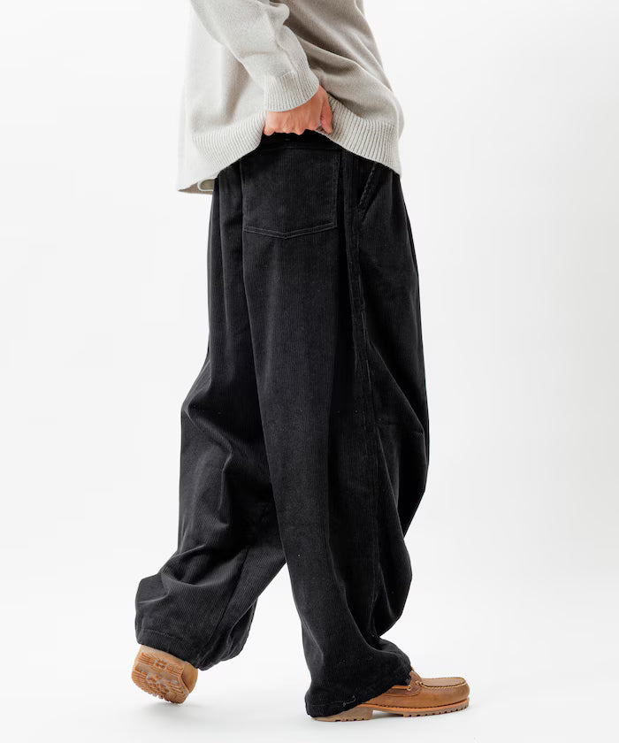 Wide Silhouette Corduroy Military Circus Pants / Snow Pants 【Limited Edition】