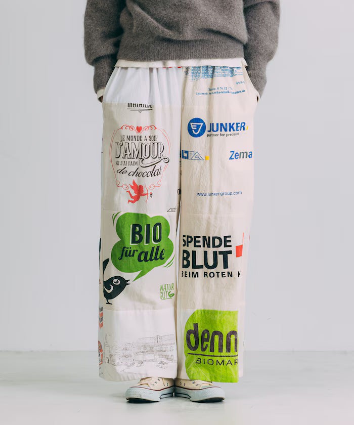 vintage European eco bag remake pants