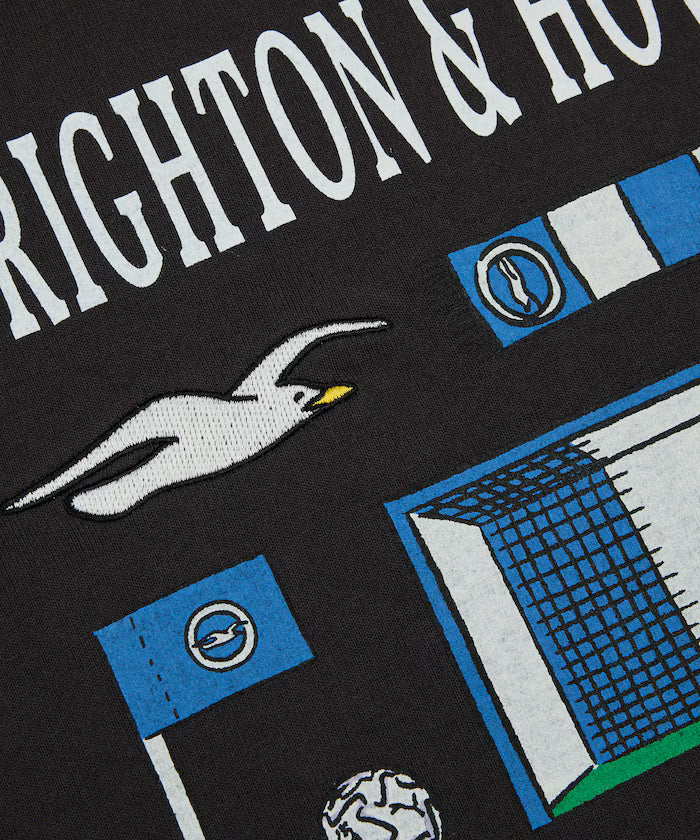 [Release on 5/22 12:00~] Brighton & Hove Albion FC - SEAGULLS UNIFORM GRAPHIC TEE