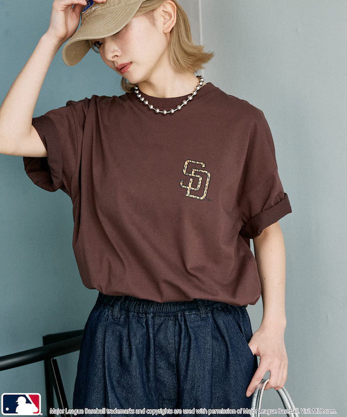 Limited Edition MLB Leopard Print Logo T-Shirt