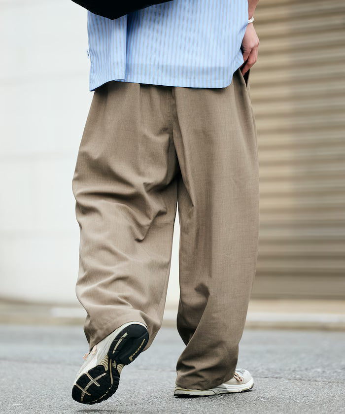 AiRide/Air Ride Wide Silhouette Pocketable Circus Pants/Quick Dry/UV Cut 【Limited Edition】