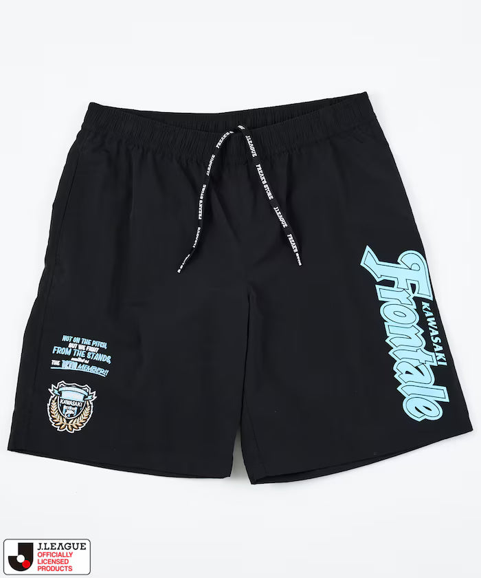 [Available for sale starting May 15 at 12:00] J.LEAGUE × FREAK'S STORE Exclusive SUPPORTERS NYLON SHORTS [Kawasaki Frontale]