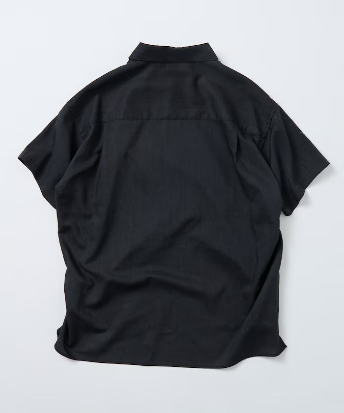 Relax Fit Relax Fit Linen Mix Polo Collar Shirt [Limited Edition]