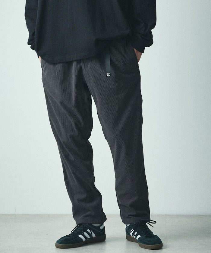 Basic silhouette corduroy climbing pants / tapered silhouette [limited edition] - Charcoal Gray