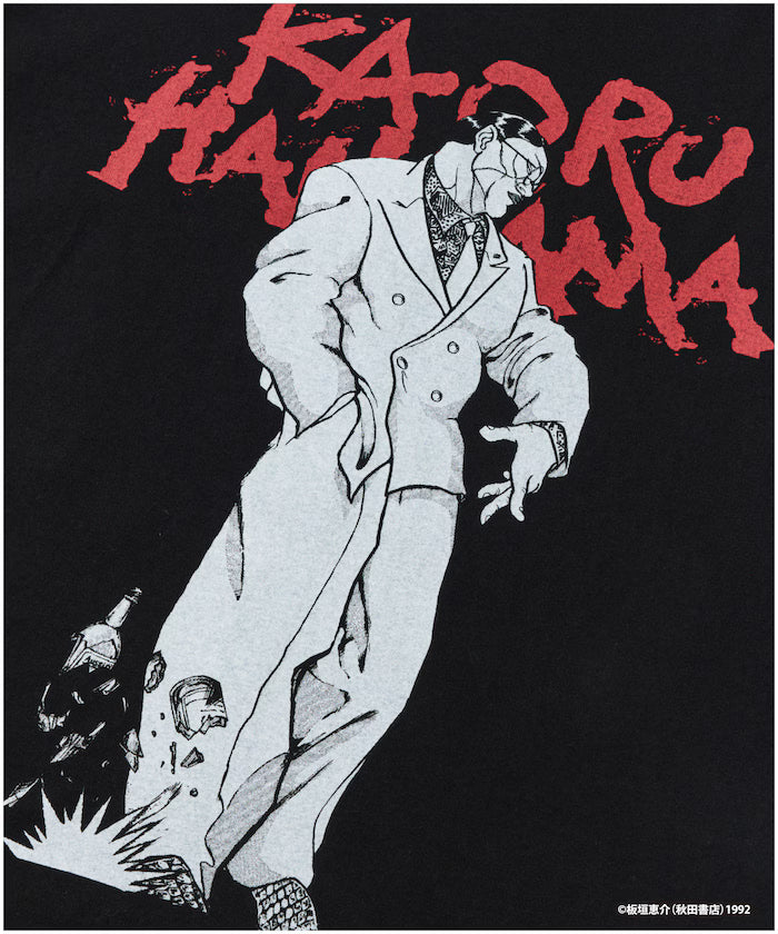 [June 12 12:00 Start of Sales] Baki 'Kaoru Hanayama/Yakuza Stand' Print Crew Neck T-shirt
