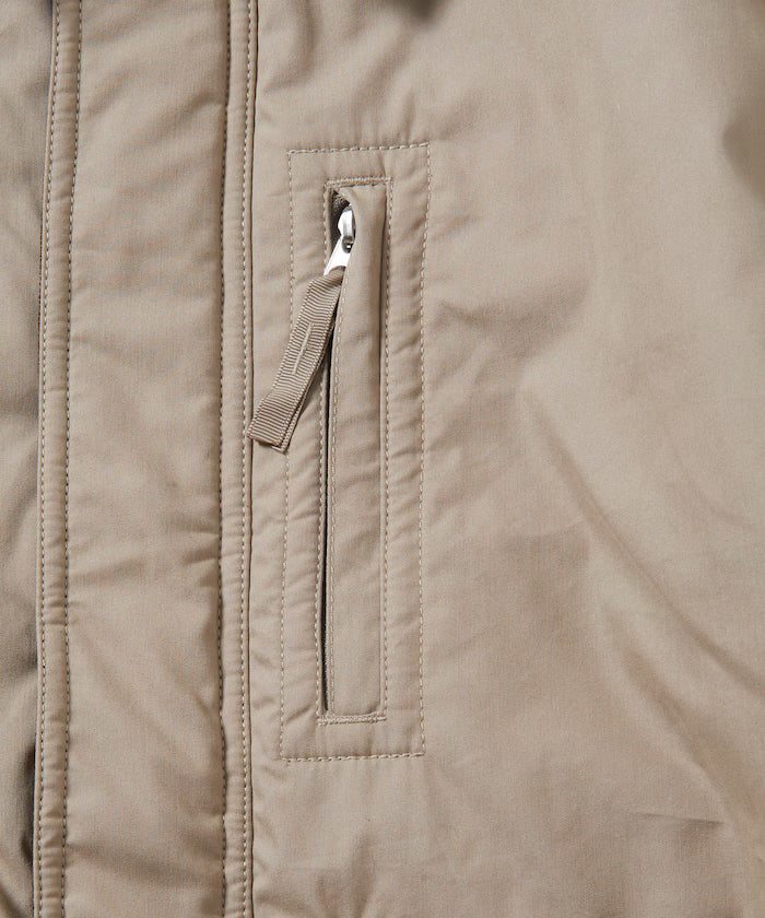 Corduroy panel cotton nylon blouson
