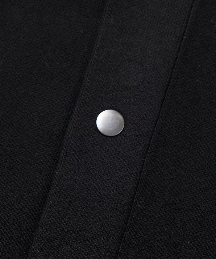 Relax Fit Relax Fit Sweat-like Knit Crew Neck Snap Cardigan [Limited Edition]