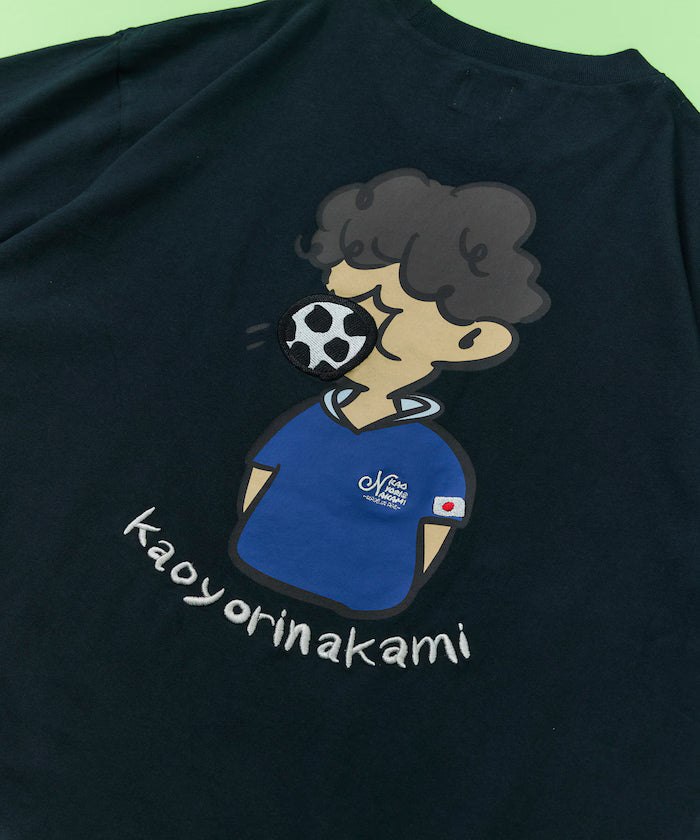 [Starting sale on May 22 at 12:00] kaoyorinakami × FREAK'S STORE/ Kaoyorinakami limited edition soccer ball boy Tee