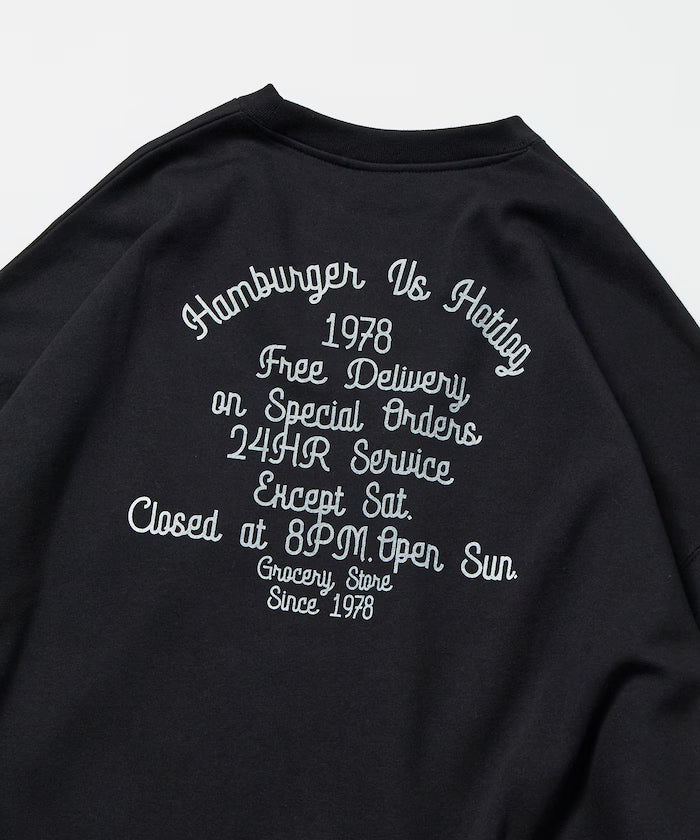 Big Silhouette Varsity Jacket Design Crew Neck Sweat / Back Print [Limited Edition]
