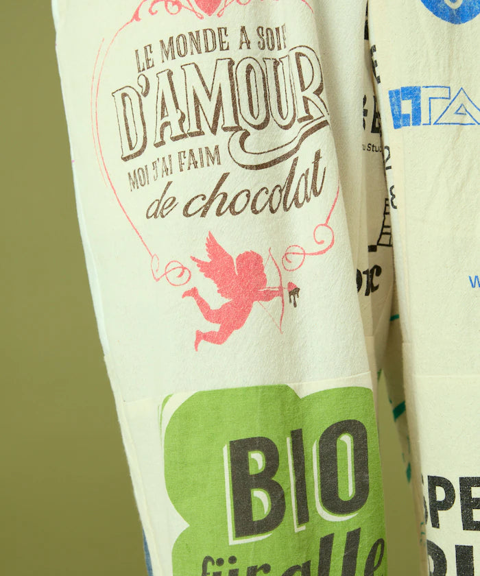 vintage European eco bag remake pants