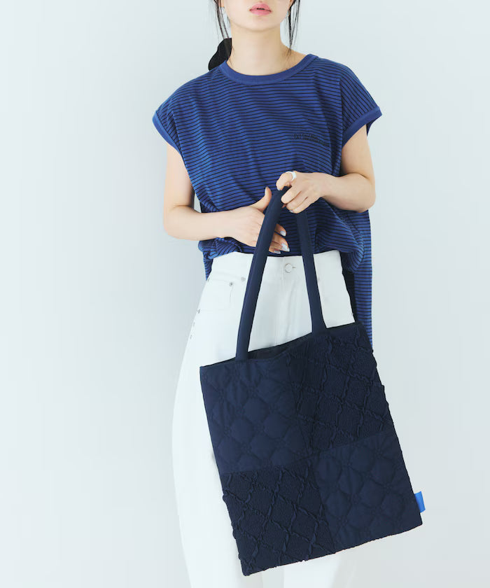 Flower Quilt Patchwork Tote Bag