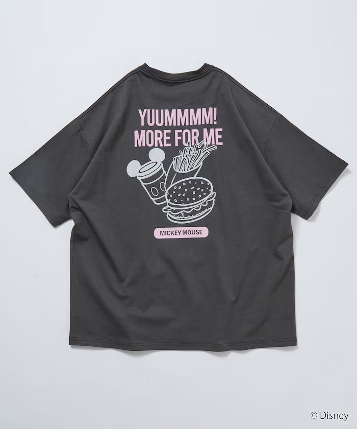 DISNEY/Mickey Mouse/Exclusive Crew Neck Printed Sweatshirt/FOOD 【Limited Release】
