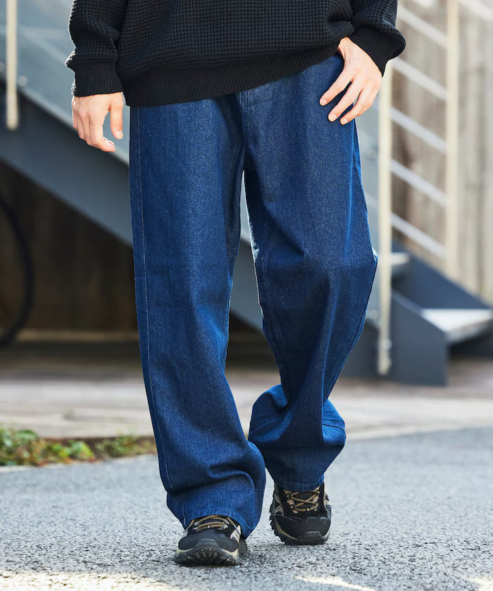 Wide Straight Denim Pants [Limited Edition]